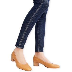 Madewell Raquel Leather Pump Heel